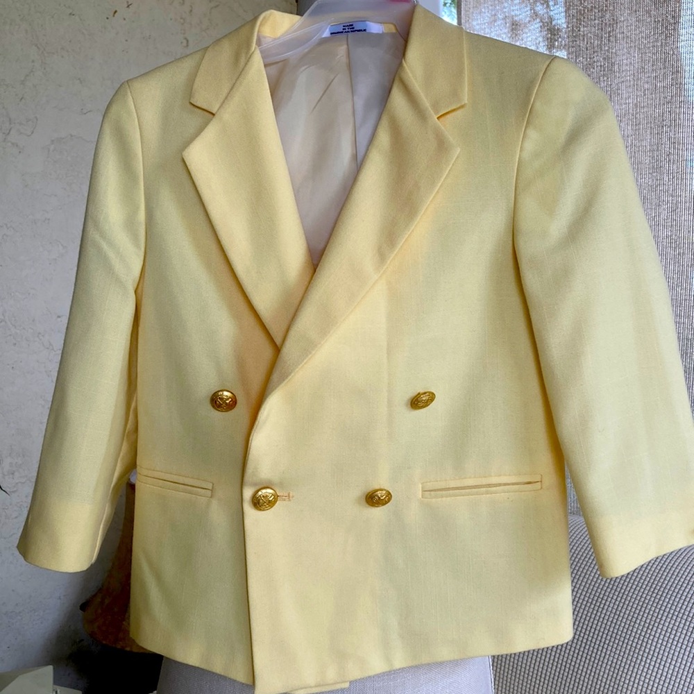 Class Club Yellow Blazer Jacket